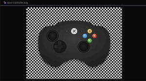Einzelfile-SVG eines Xbox-Controllers