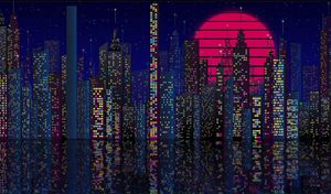 New York Skyline SVG Einzel-HTML-Szene