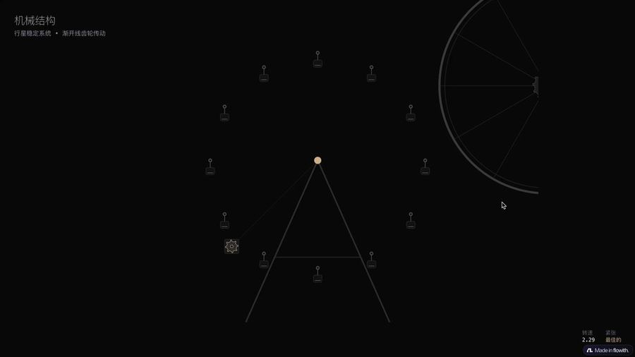 SVG-Riesenrad-Mechanik-Animation in HTML