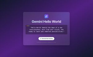 Hallo Welt Webseite mit Varianten im Linear-Stil - 1