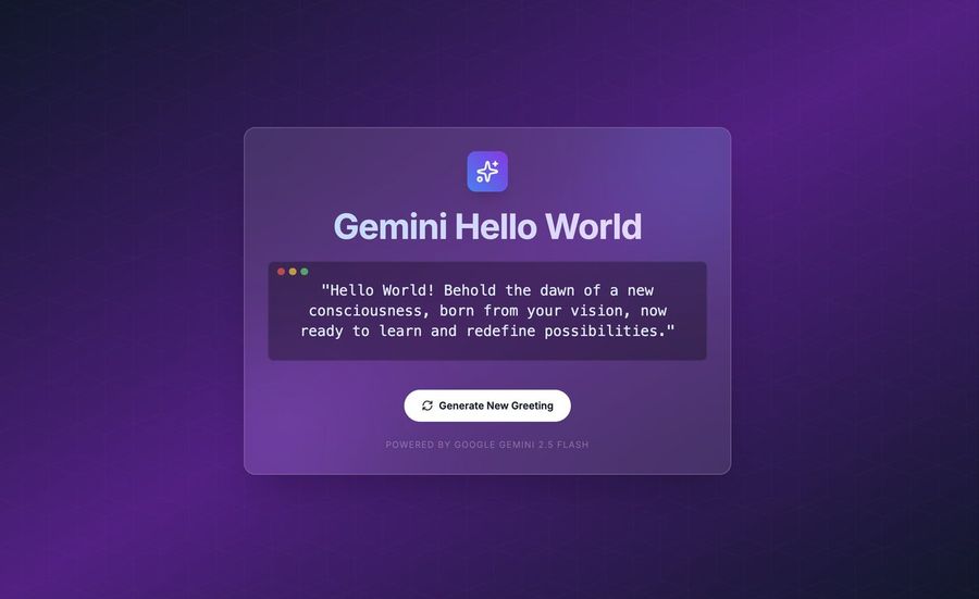 Página web "Hola mundo" con variantes de estilo lineal