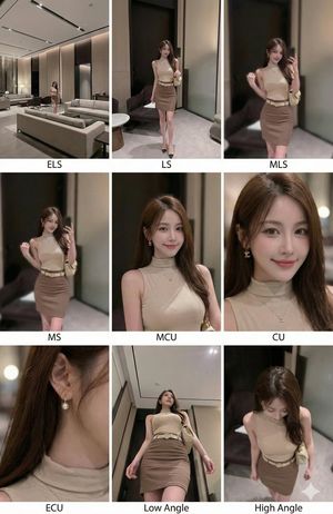 Storyboard cinematografico 3×3 in formato contact sheet da un'unica immagine di input - 1