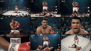 Storyboard cinematografico 3×3 in formato contact sheet da un'unica immagine di input - 4
