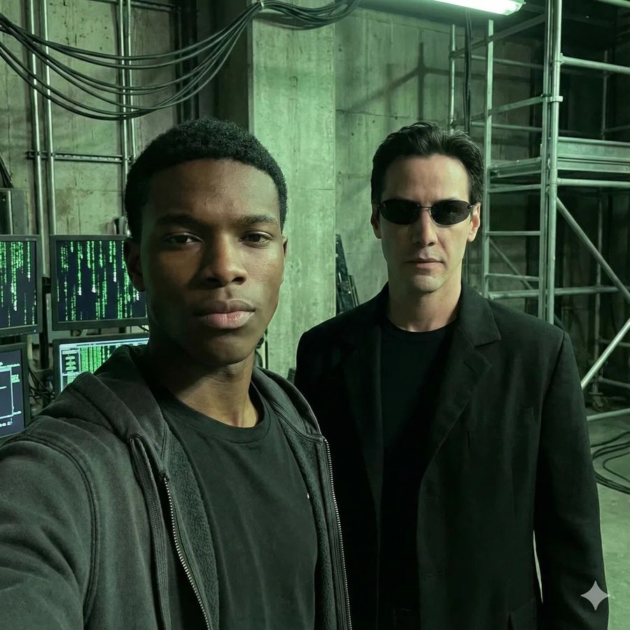 Nano Banana Pro'da referans yüzü kullanarak film karakteriyle selfie çekme