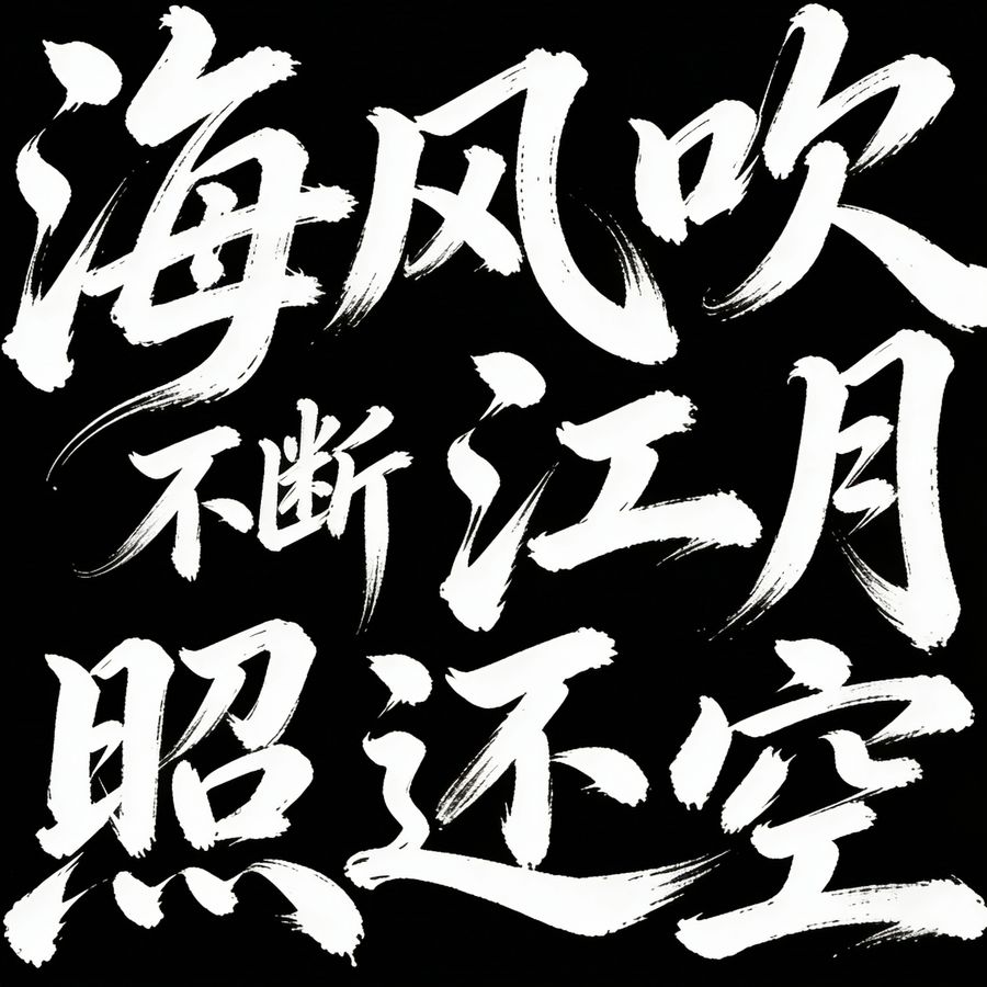 Tipografía del título de la película Wild Cursive