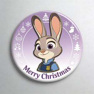 Imán de nevera de esmalte de Zootopia Judy