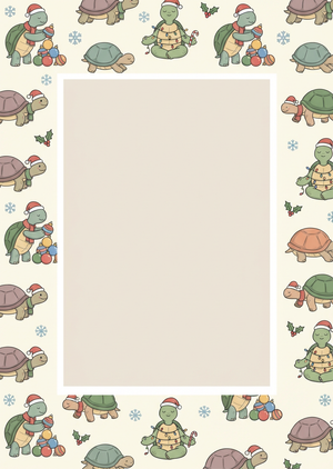 Christmas Turtles · กรอบรูปเต่าคลานช้า
