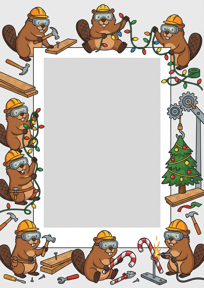 Christmas Beavers · กรอบ Construction Maniac