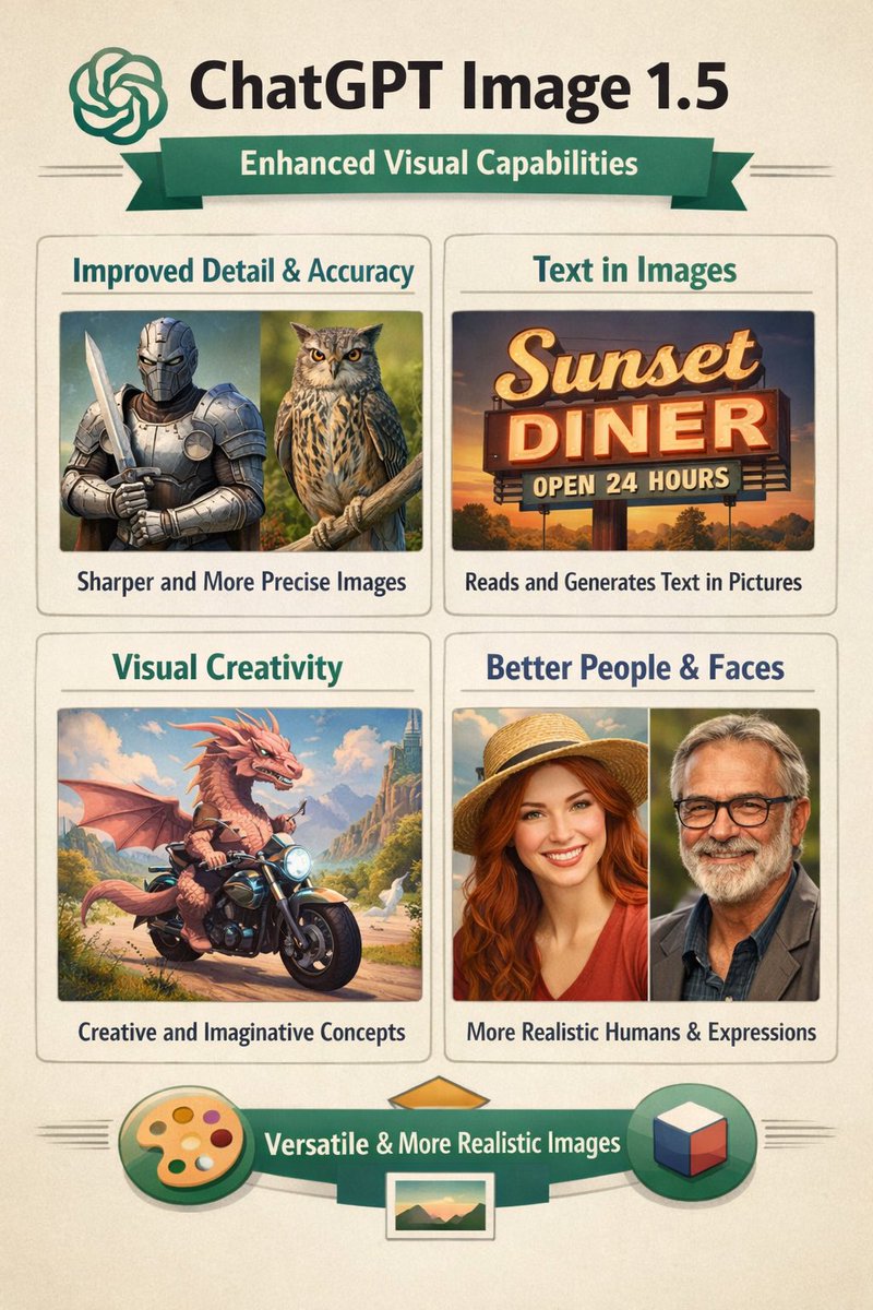 Infographic về ChatGPT Image 1.5