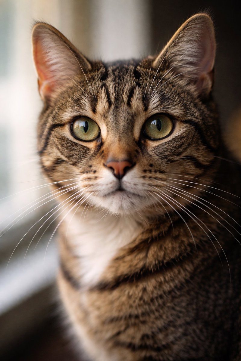 Fotografia iperrealistica di gatto
