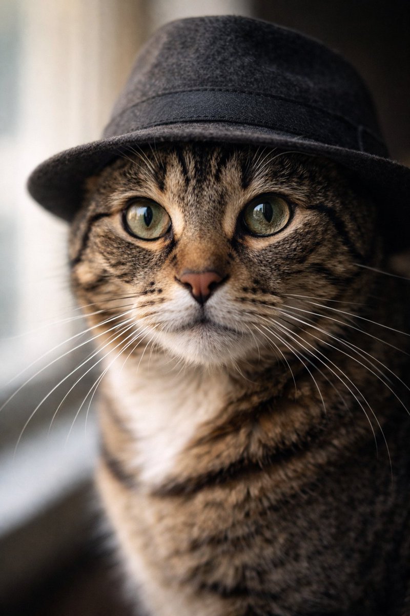 Hiper Gerçekçi Kedi Fotoğrafı