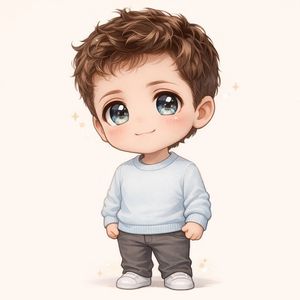 Trasformazione del personaggio in stile Chibi