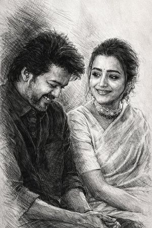 Tek Renkli Elle Çizilmiş Eskiz Dönüşümü - 4