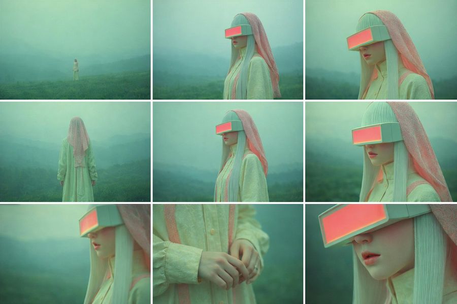 Generazione di Contact Sheet Cinematografici da un Prompt di Immagine di Riferimento