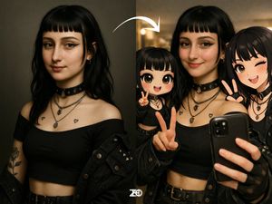 ポートレート保持とスタイル移行のテスト