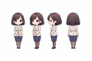 Generazione di espressioni in stile sticker LINE - 2