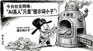 Generare un fumetto satirico nello stile di Hua Junwu - 2
