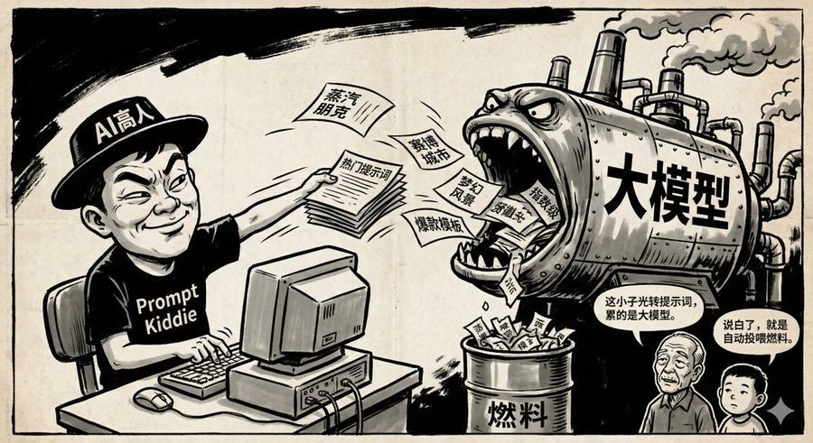 Hua Junwu Tarzında Satirik Bir Karikatür Oluşturma