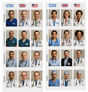 Prompt per l'immagine di un medico stereotipato