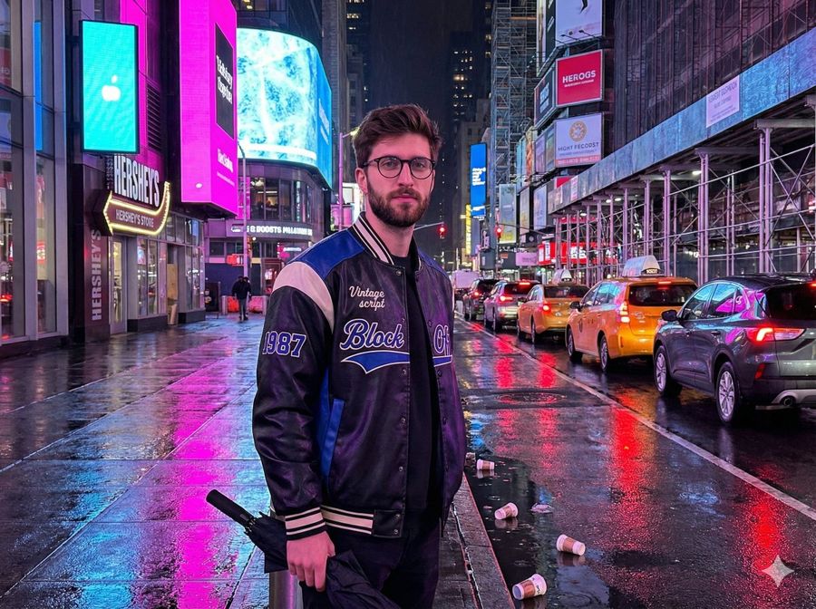 Prompt Estruturado Complexo para Cena Chuvosa na Times Square com Descrição Detalhada do Assunto