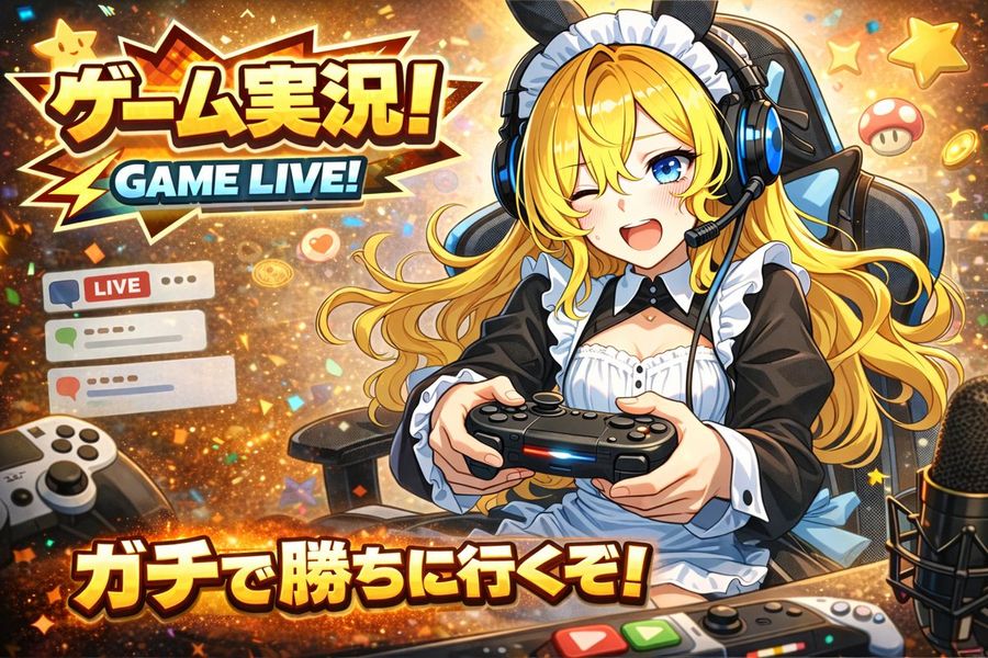 Prompt per la creazione di miniature di giochi VTuber
