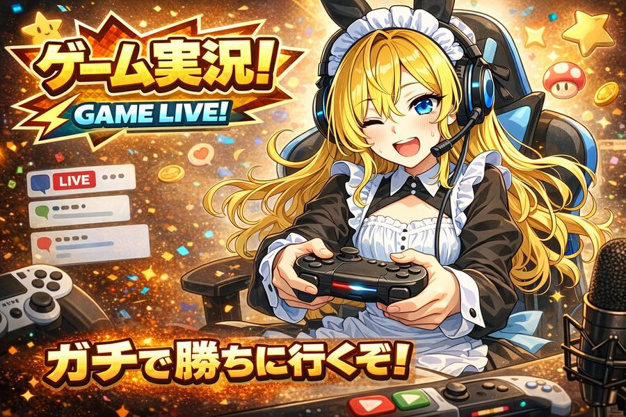Prompt per la creazione di miniature di giochi VTuber