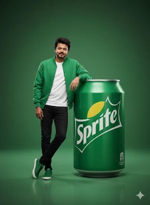 Büyük Boy Ürün Entegrasyonlu (Sprite) Hiper-Gerçekçi Stüdyo Portresi - 1