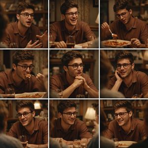 Storyboard cinematografico: foglio contatti