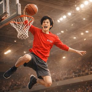Foto de Enterrada Dinâmica de Basquete - 1