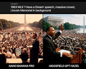 MLK '내게는 꿈이 있습니다' 연설 장면