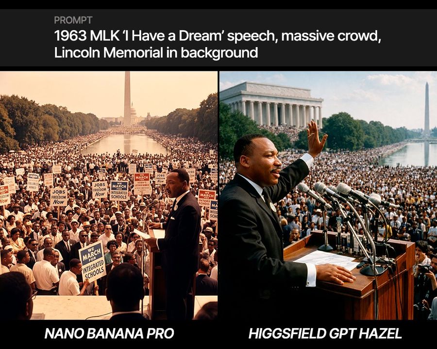 MLK '내게는 꿈이 있습니다' 연설 장면