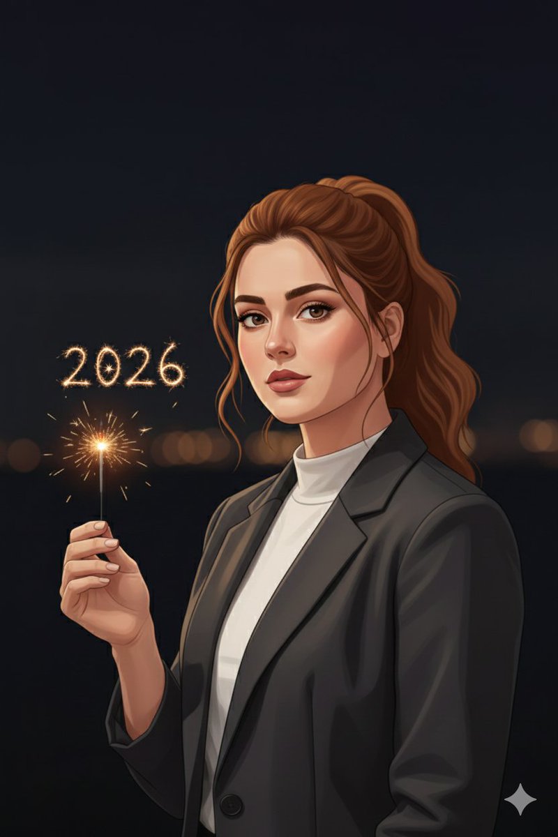 ภาพบุคคลสไตล์ภาพยนตร์มินิมอลต้อนรับปีใหม่ 2026