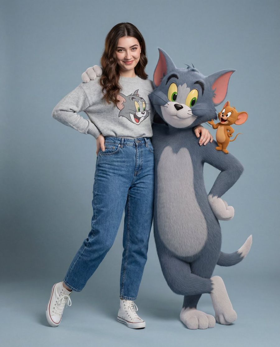 Servizio fotografico iperrealistico di Tom & Jerry