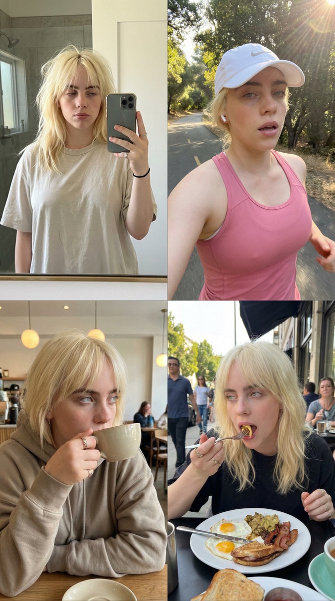 4x4 Izgara Günlük Rutin Tutarlılık İstemleri (Sydney Sweeney)