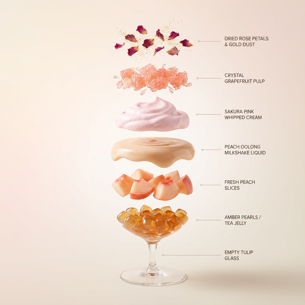 Kahve ve Milkshake'ler için Patlatılmış Görünüm İnfografik İstemleri - Nano Banana Pro