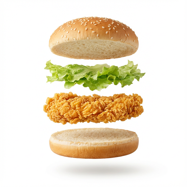 Patlamış Burger İnfografiği ve Ürün Çekimi - Nano Banana Pro