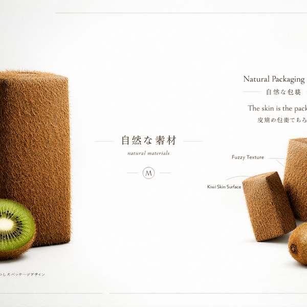 Póster de empaque de jugo de kiwi estilo japonés prémium - GPT Image 1.5