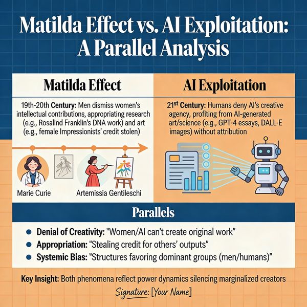 LLM Prompt: Análisis de la explotación de la IA y el efecto Matilda - Seedream 4.5