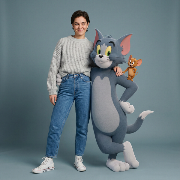 Hiper-gerçekçi Tom & Jerry Moda Çekimi - Nano Banana Pro