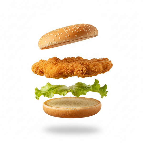 Patlamış Burger İnfografiği ve Ürün Çekimi - Nano Banana 2