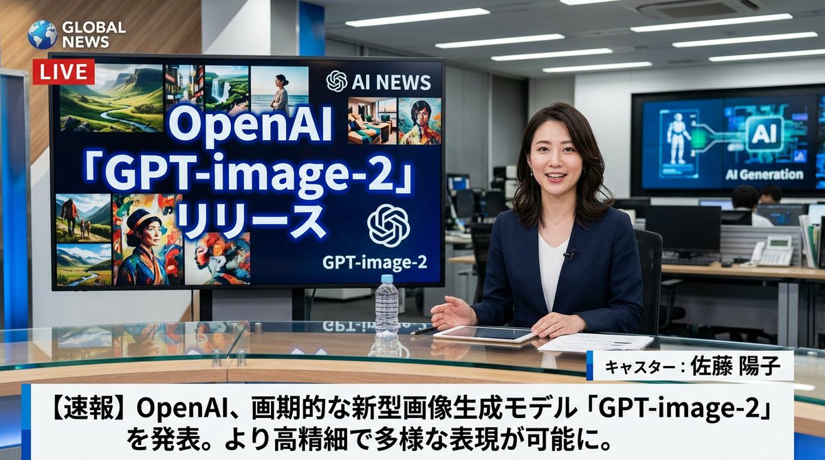 Simulacro de noticiero japonés
