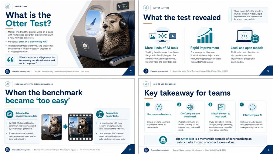 Otter Scientist Presentation Slide