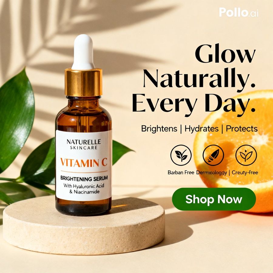 Quảng cáo sản phẩm chăm sóc da Vitamin C