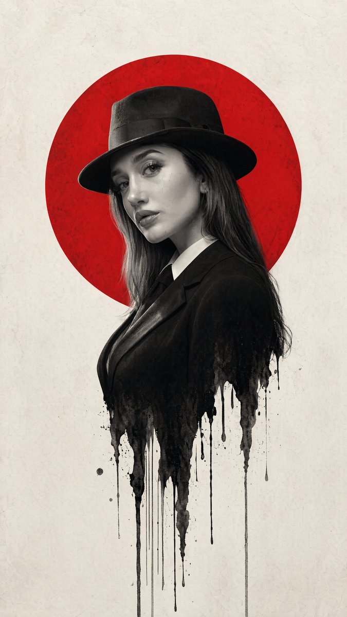 Minimalist Film Noir Posteri