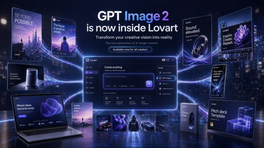 GPT Image 2 近未来型ローンチバナー
