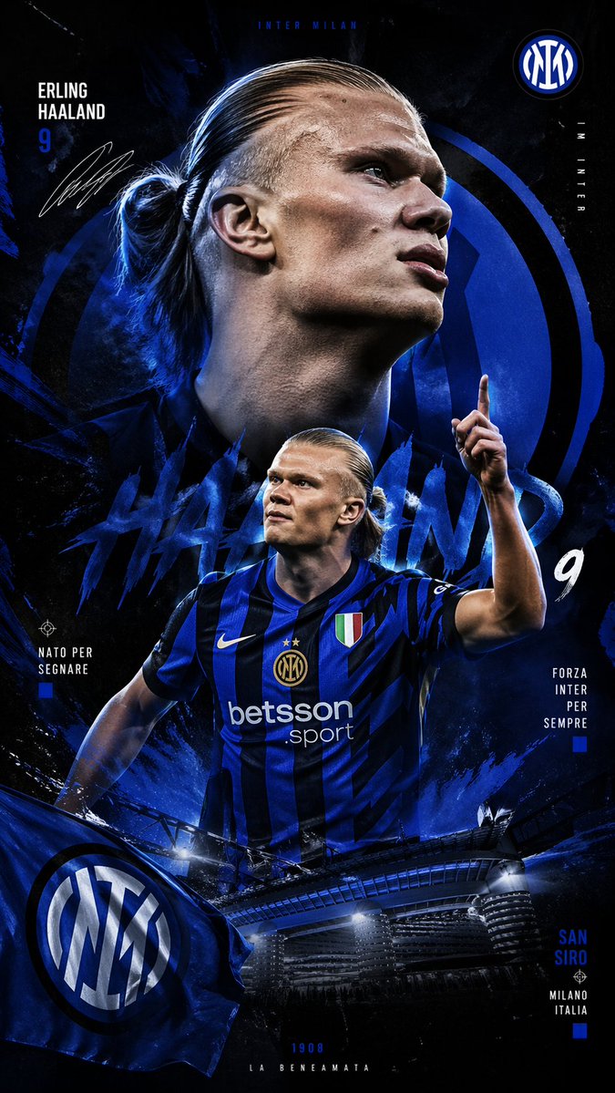 Póster de fichaje del Inter de Milán