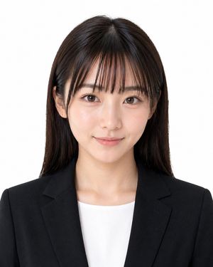 正式日式证件照人像
