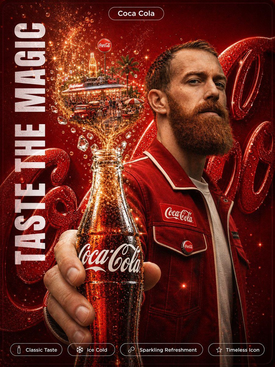 Coca-Cola Sihirli Poster