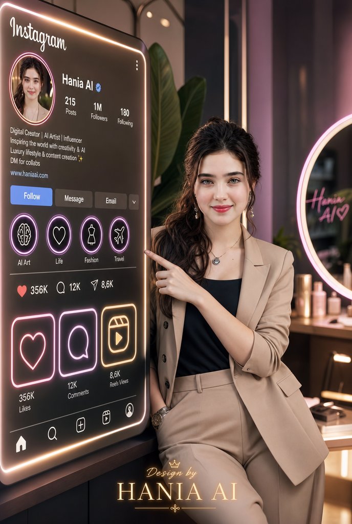 Lüks Instagram Profil Oluşturucu Posteri