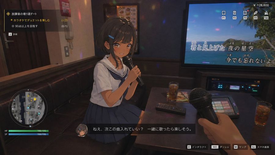 3D Anime RPG Oynanış Ekranı
